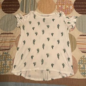 Girls size M cactus shirt